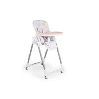 HOCHSTUHL Bueno faltbar rosa mehrfach verstellbar Doppeltablett Räder Gurt - Rosa, Metall (55/106/74cm) - Moni