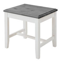 HOME24 Massiver Hocker Bergen - Kieferfarben, Holz (50/45/41cm) - home24