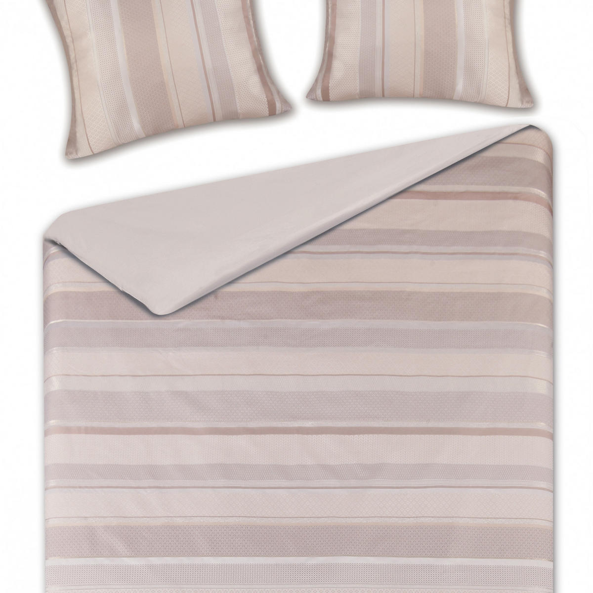 BETTWÄSCHE Gwanda - Beige, Textil (160/200cm) - home&you