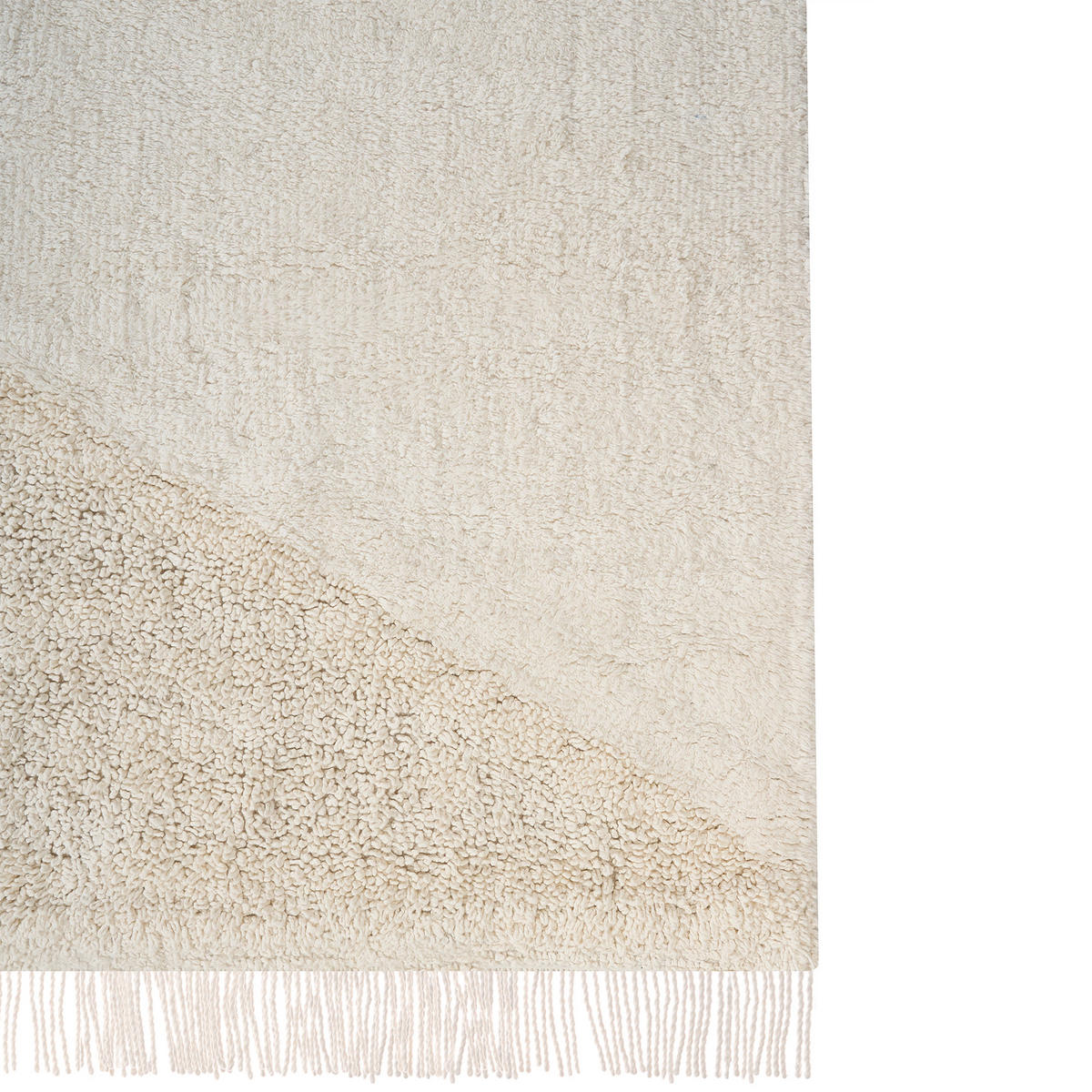 DĚTSKÝ KOBEREC Světle béžový 60/90 cm Bavlna Khonoma - béžová, textil (60/90cm) - Beliani