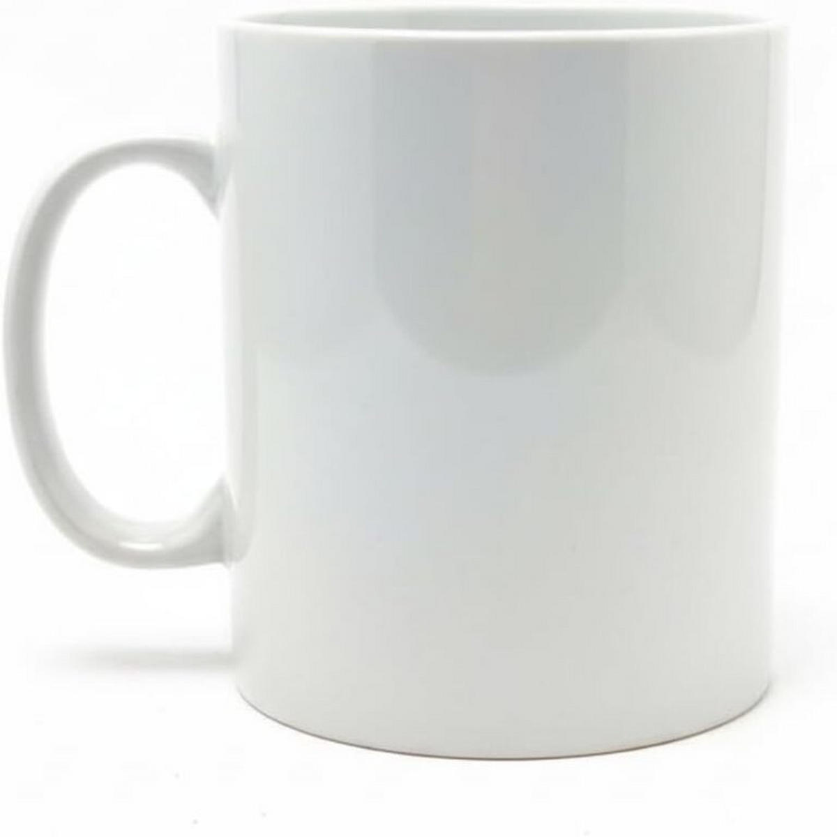 KAFFEEBECHER Porzellan 400 ml weiss – Porsche Wappen ohne Goldrand - Weiß, Keramik (0.4L) - Porsche