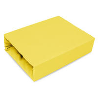 SPANNBETTLAKEN 60/120 cm, Jersey Elastisch 100 % Baumwolle Gelb - Gelb, Textil (60/120cm) - Best For Home