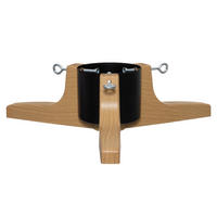 CHRISTBAUMSTÄNDER Holzoptik 62 cm 2,2 l - Schwarz, Metall (62/16cm)