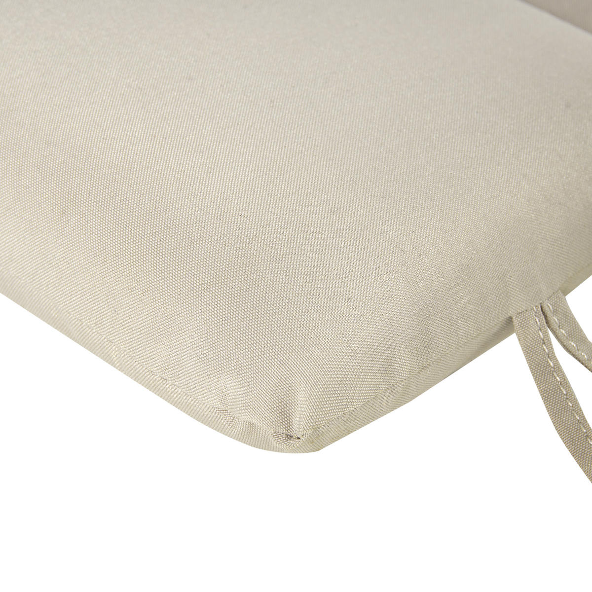 LIEGENAUFLAGE Taupe 60/180 cm Brescia Premium - Taupe, Textil (180/5/60cm) - Beliani