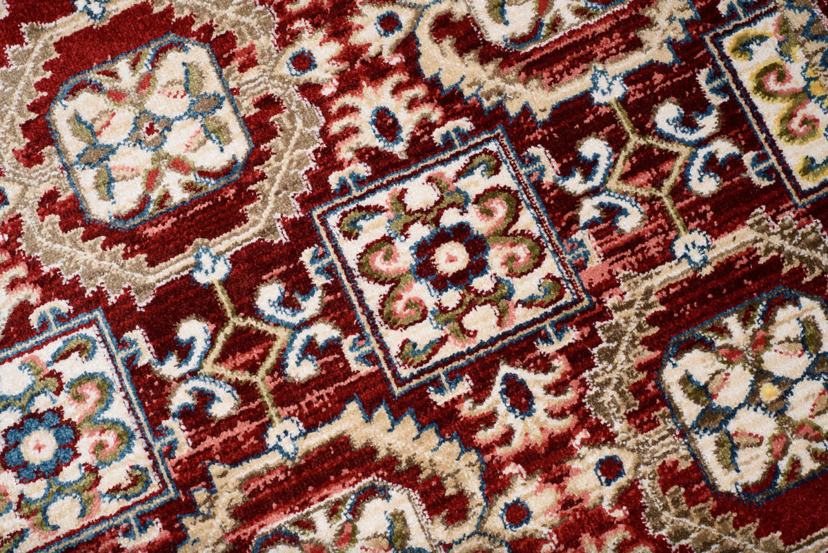 TEPPICH RIVIOLI Rot 160/225 cm - Rot, Textil (160/225cm) - Tapiso
