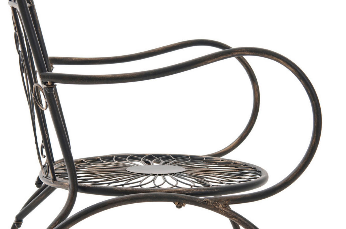 GARTENSTUHL Sheen bronze - Braun, Metall (48/60/88cm) - TPFGarden