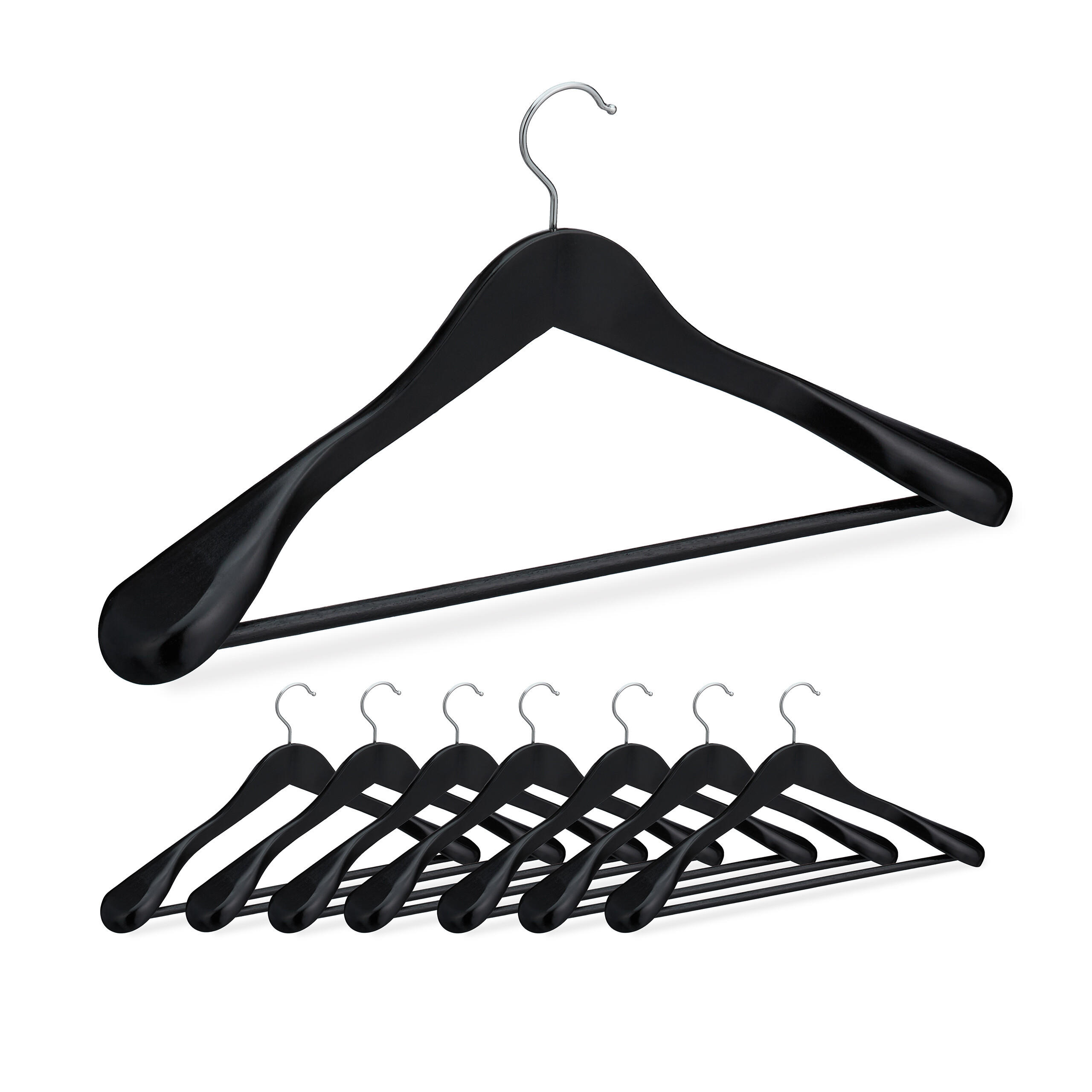 UMERASE Negru Set-de-8 45 cm