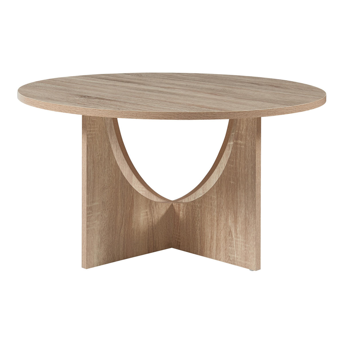 COUCHTISCH Rindal 80/42 cm - Eichefarben, Holzwerkstoff (80/80/41.5cm) - [en.casa]