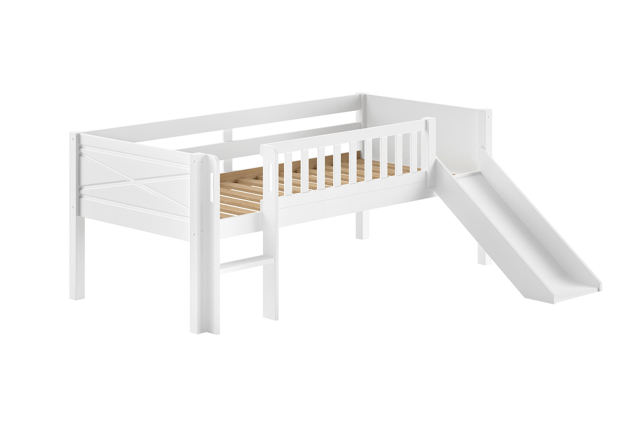 Furnlux Hochbett Weiß