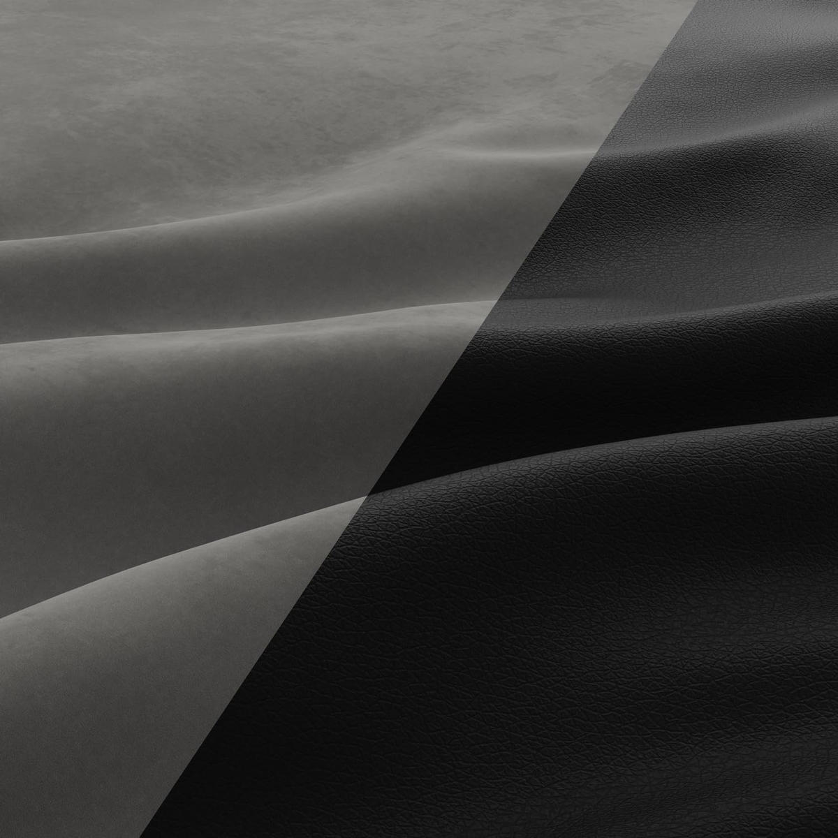 ECKSOFA MIT SCHLAFFUNKTION LUNA, Dunkelgrau + Schwarz - Dunkelgrau/Schwarz, Textil (231/140cm)