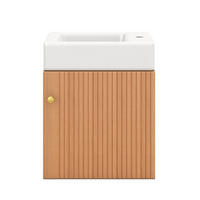 WASCHTISCH Naturfarben 46/26/56 cm Hängend - Naturfarben, Holz (46/56/26cm) - PANGIVO