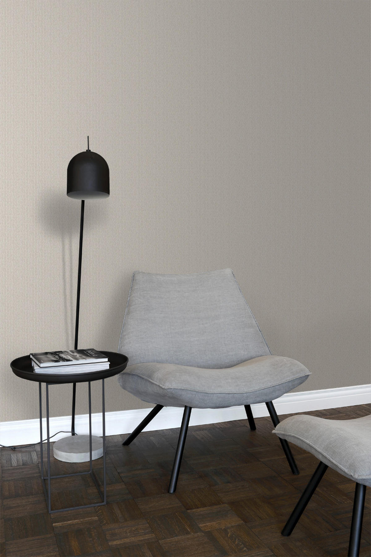 TAPETE Stickmuster 53 cm x 10.05 m - Beige, Papier (53/1000cm) - ESTAhome