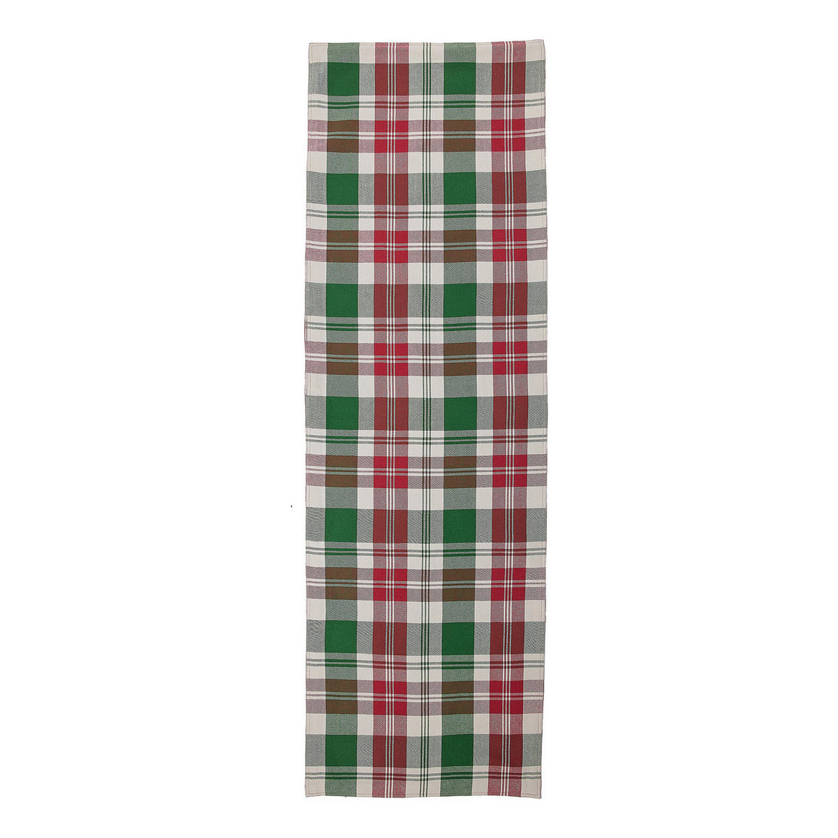 TISCHDECKE Highlands - Rot/Grün, Textil (50/160cm) - Butlers