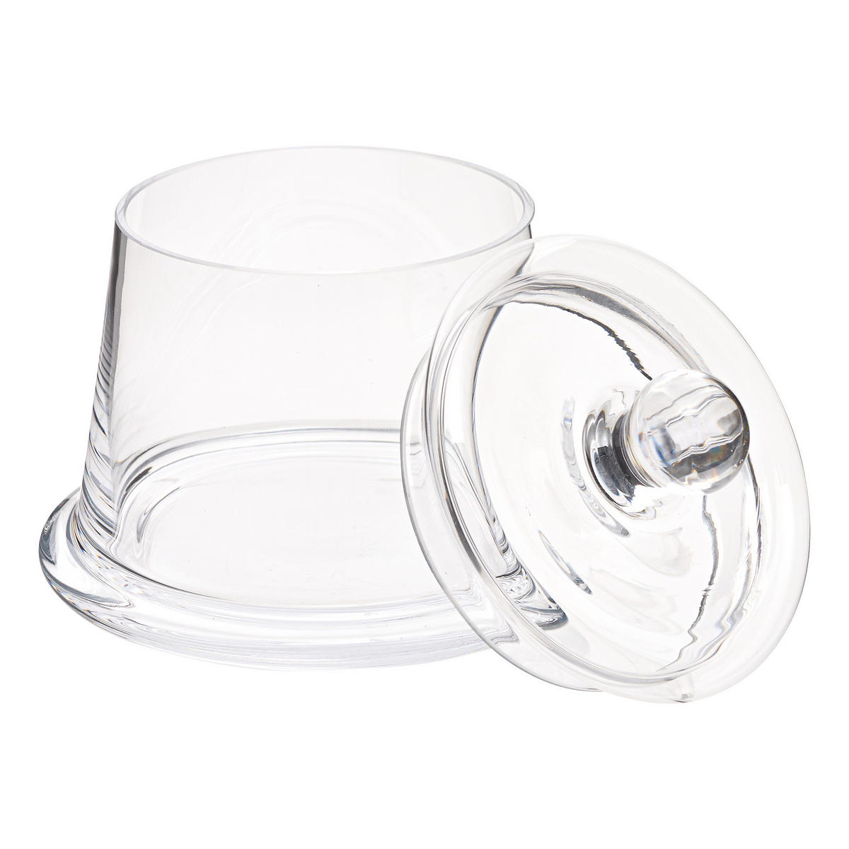 GLASBEHÄLTER für Süßigkeiten 400 ml 12,5/12,5/12 cm - Transparent, Glas (12.5/12/12.5cm) - 5five Simply Smart