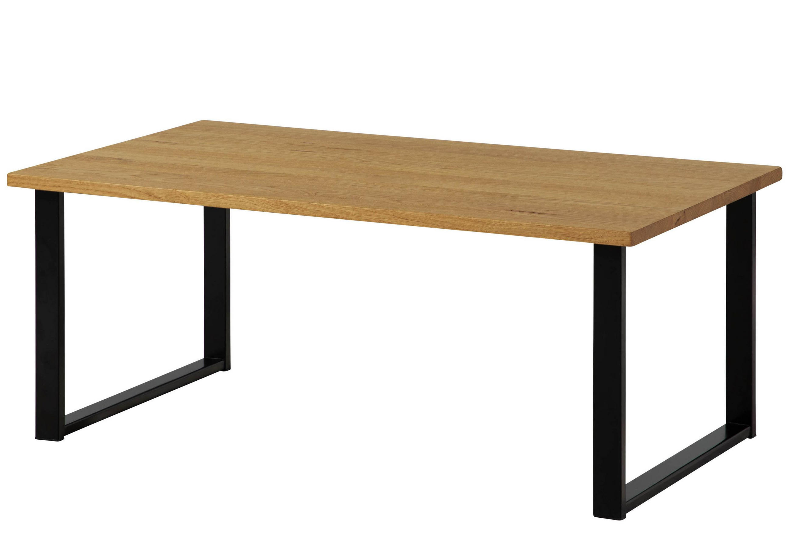 COUCHTISCH Wildeiche 120x65x45 natur geölt LINDAU #02 - Braun, Holz (120/65/45cm) - Massivmoebel24