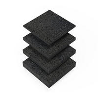 TERRASSENPADS 90 x 90 x 20 mm 30 Stück - Schwarz, Kunststoff (9/2/9cm) - BAUHELD