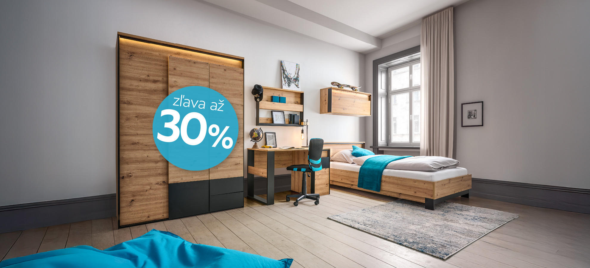 zľava 30 % na detské izby