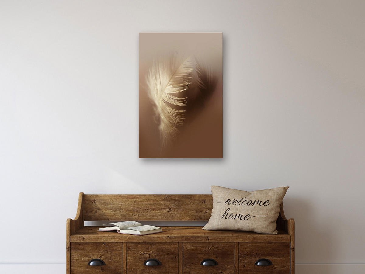 KUNSTDRUCK Braun 80/120 cm - Beige/Braun, Textil (80/120cm) - KUNSTLOFT