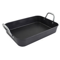 AUFLAUFFORM Pura, Carbonstahl, geeignet für Induktion, 5 Liter - Schwarz, Metall (28.5/40/12.5cm) - KOPF