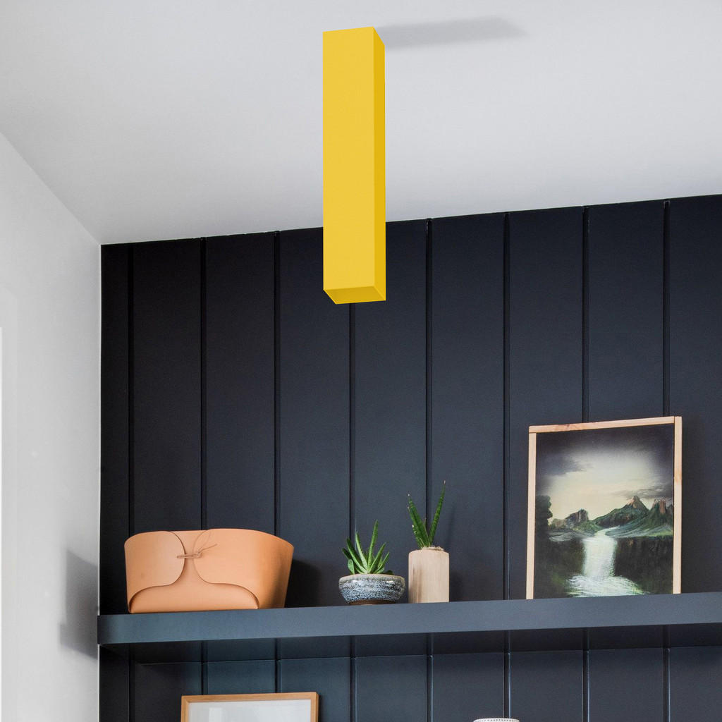 Thumbnail - Lumicom Deckenleuchte, Gelb, Metall, Rechteckig,Rechteckig, 6x30x6 cm, Lampen & Leuchten, Innenbeleuchtung, Deckenleucht...