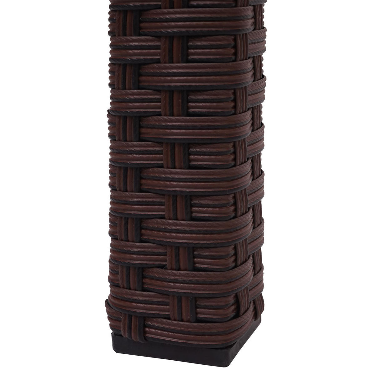 POLY-RATTAN TISCH rechteck Braun - Braun, Kunststoff (75/120/71cm) - MCW