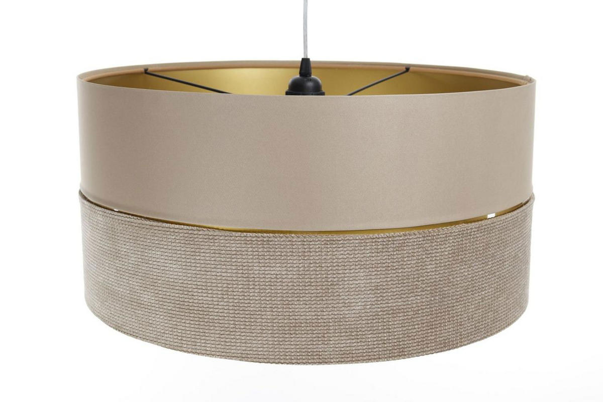HÄNGELEUCHTE Gold 50/25 cm - Beige/Goldfarben, Kunststoff (50/0.8/25cm) - ONZENO