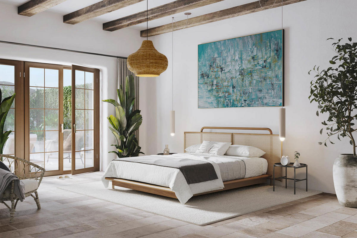 XXL ÖLGEMÄLDE Blau 180/120 cm - Blau/Beige, Holz/Textil (180/120cm) - KUNSTLOFT
