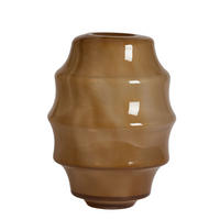 VASE Nayoro - Braun - 31/31/42 cm - Braun, Glas (42cm) - Light & Living