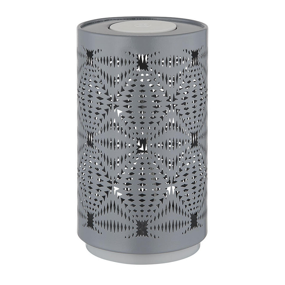 2X LED TISCHLEUCHTE Grau mit Touch-Funktion - Grau, Metall (8/8/14cm) - Globo Lighting