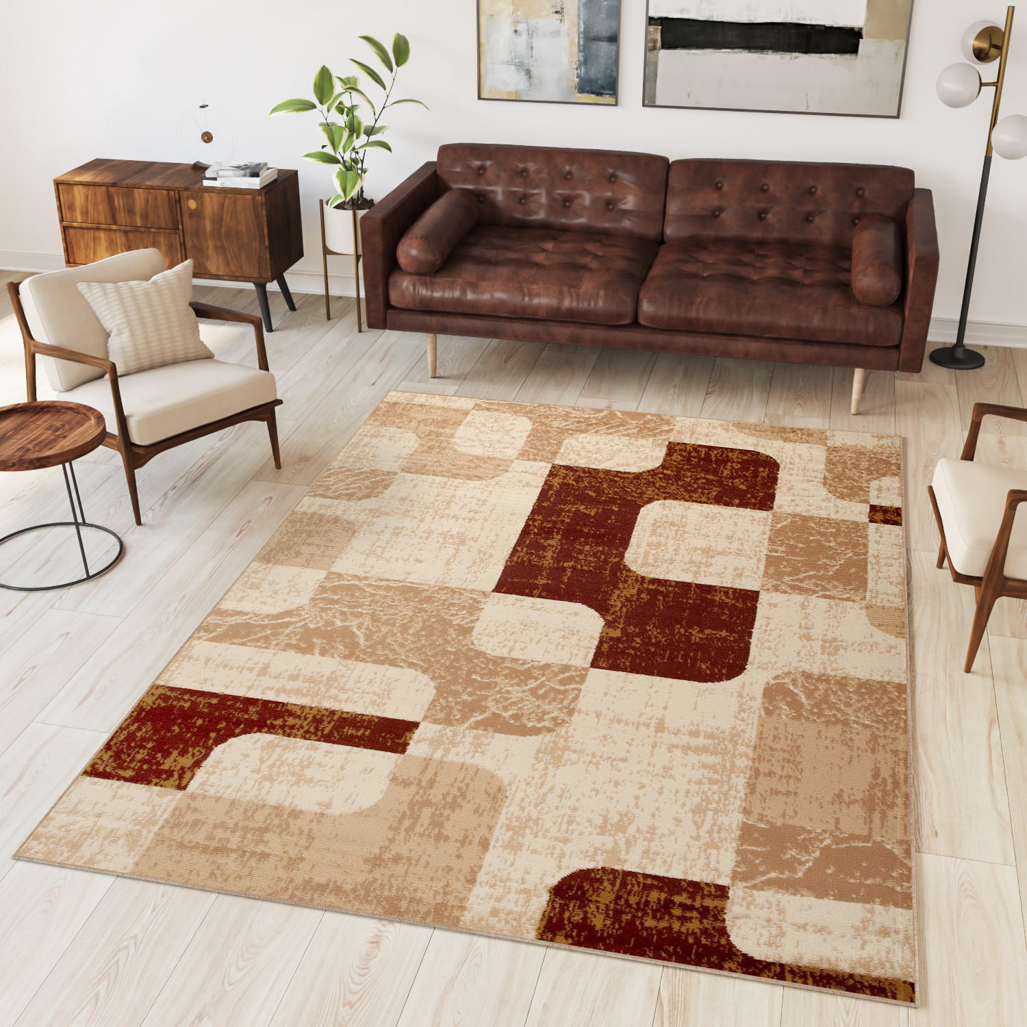 TEPPICH DREAM Creme 180/250 cm - Creme, Textil (180/250cm) - Tapiso