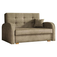 SCHLAFSOFA Viva Gold II - Beige/Braun, Holz/Textil (133/85/98cm) - MIRJAN24