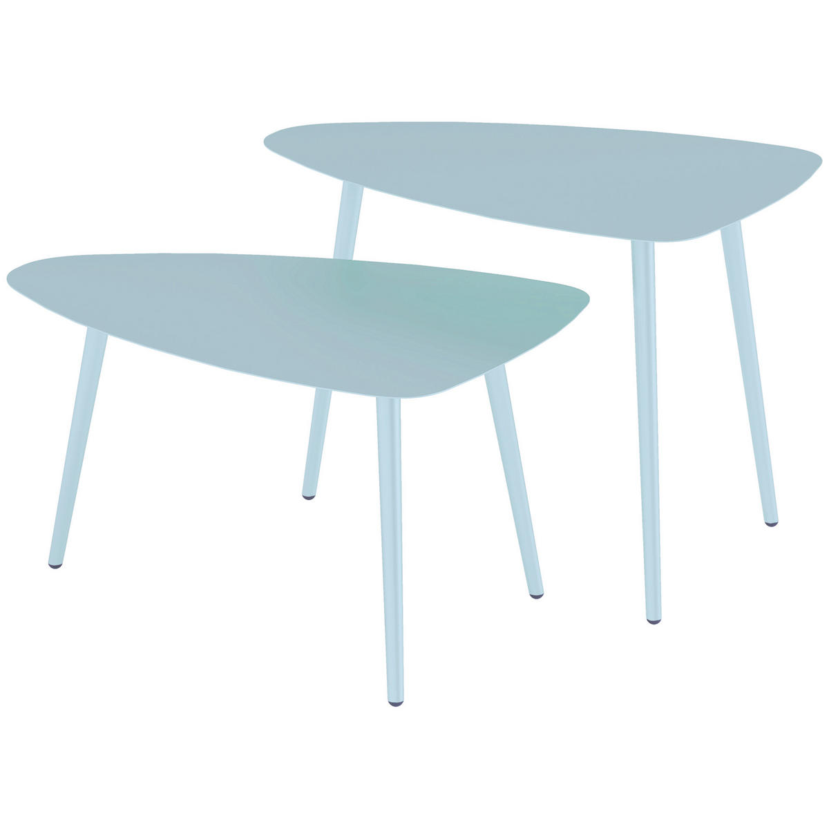 GARTENTISCH,HELLBLAU,1 Stück - Hellblau, Naturmaterialien (65/45/45cm) - GiPP