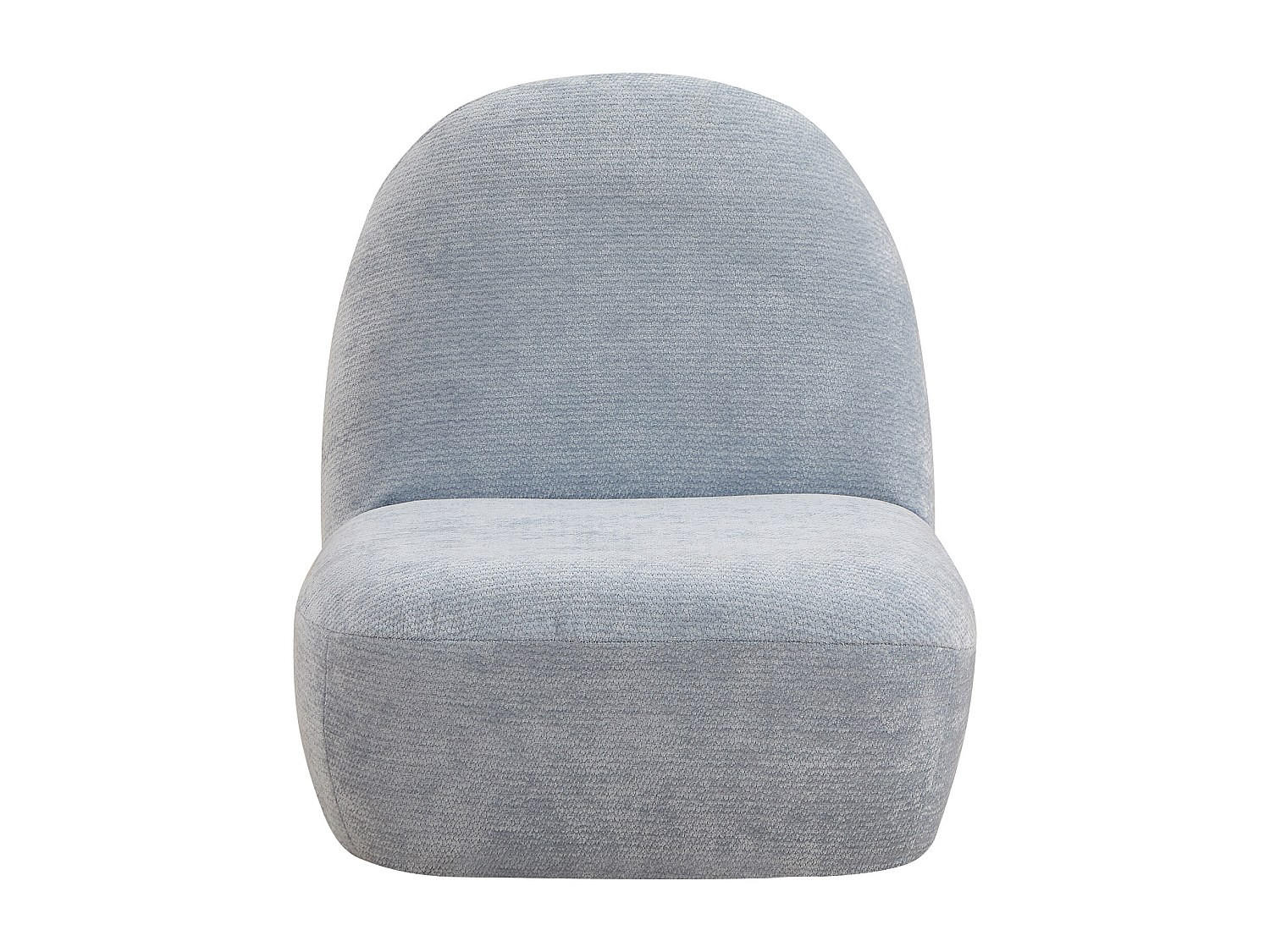 SESSEL mit gerader Rückenlehne - 1 Person - Stoff - Hellblau - - Hellblau, Textil (52.5/58.5/60.5cm) - Vente-Unique