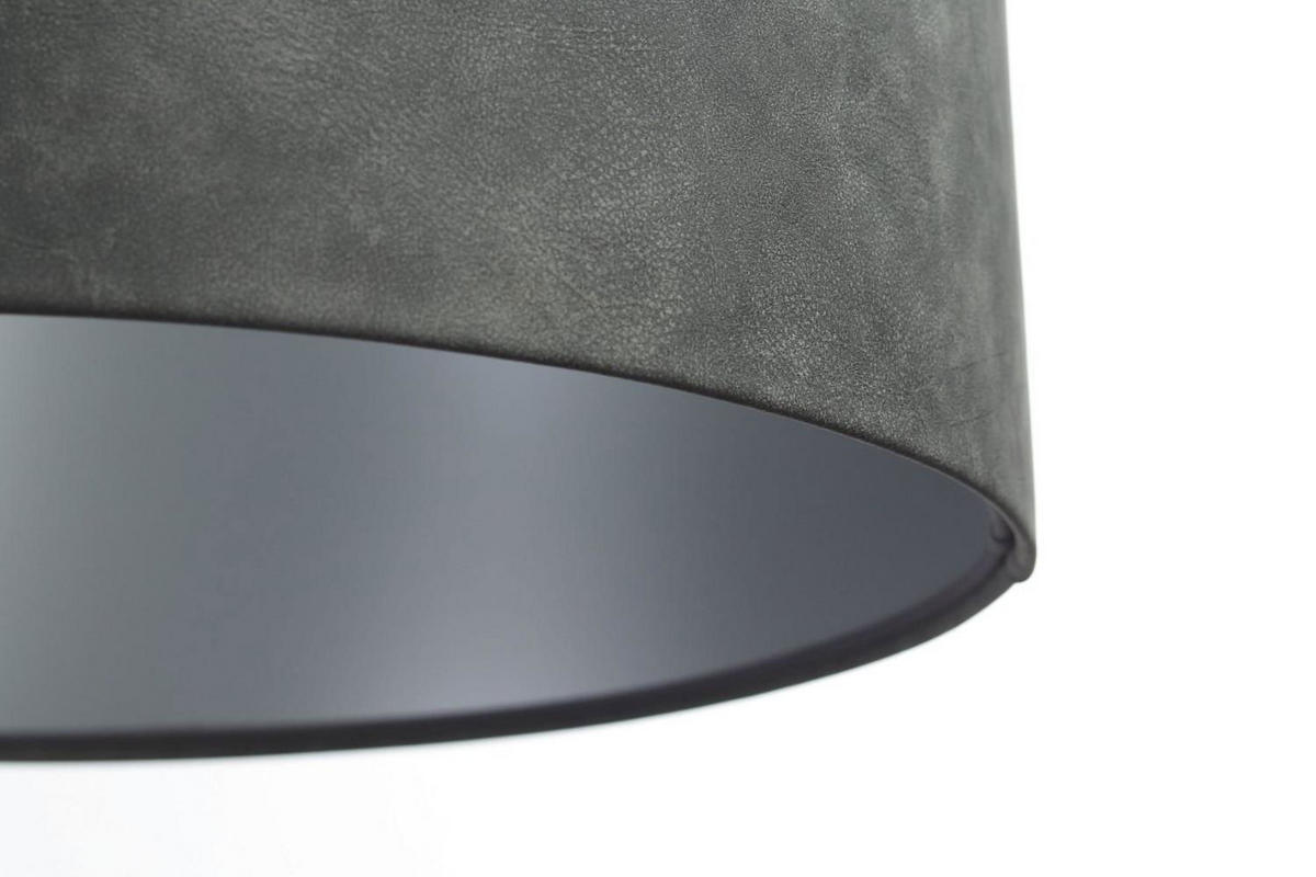 HÄNGELEUCHTE Grau 50/25 cm - Silberfarben/Grau, Kunststoff (50/0.8/25cm) - ONZENO