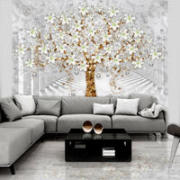 VLIESTAPETE Grau 100/70 cm - Goldfarben/Grau, Textil (100/1cm) - KUNSTLOFT