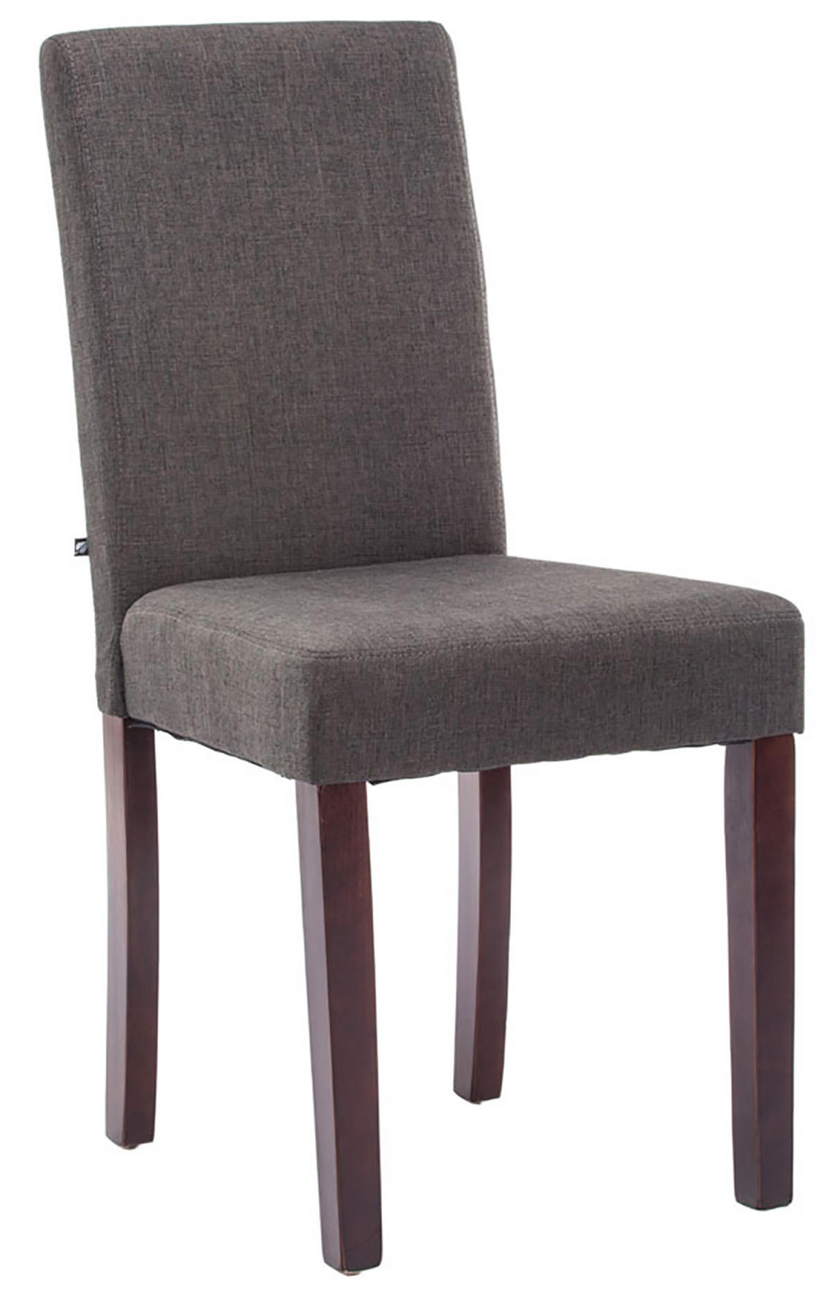 ESSZIMMERSTUHL Ines Stoff, Gestell Holz Cappuccino Dunkelgrau - Dunkelgrau/Cappuccino, Holz/Textil (41/91/47cm) - TPFLiving
