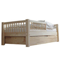 POSTEL 90/190 Adèle Přírodní dřevo - hnědá, dřevo (90/190cm) - Petits-meubles