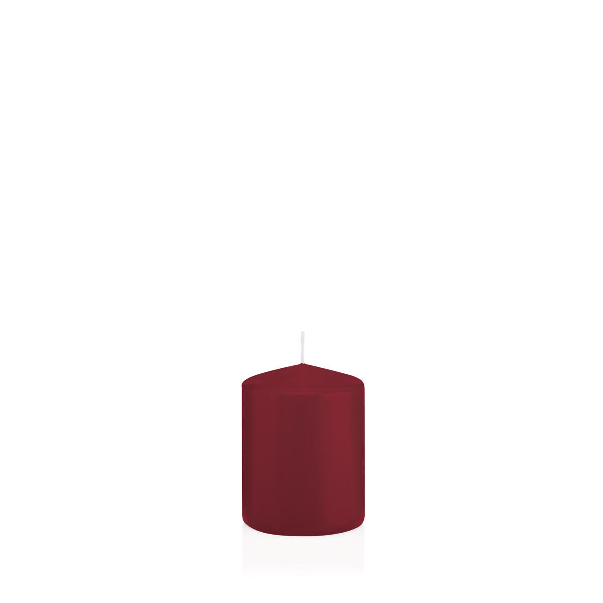 STUMPENKERZEN Bordeaux Ø 58 x 80 mm, 16 Stück - Bordeaux, Paraffin (6/8cm) - Wiedemann Kerzen