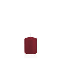 STUMPENKERZEN Bordeaux Ø 58 x 80 mm, 16 Stück - Bordeaux, Paraffin (6/8cm) - Wiedemann Kerzen