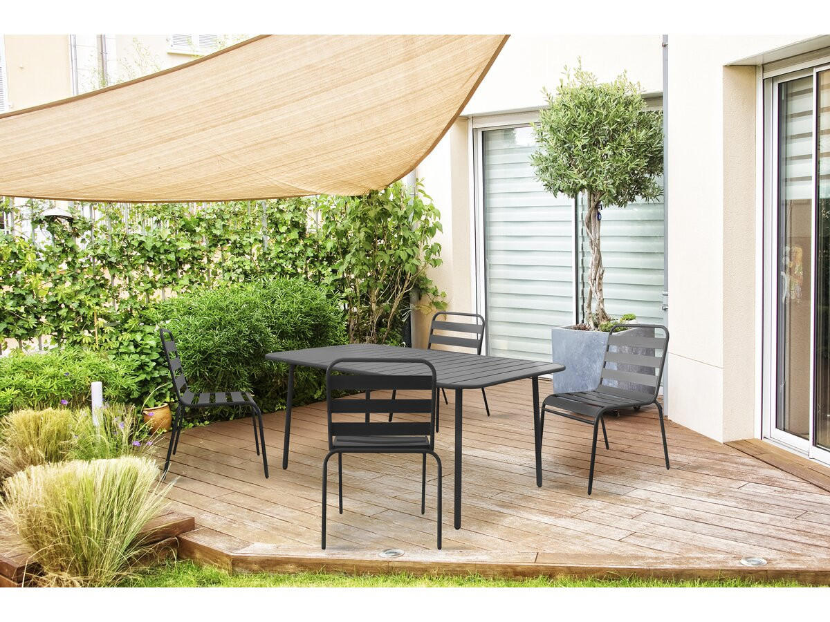 GARTENSESSEL bilbao Grau - Grau, Metall (55/84/59cm) - Habitat Garten