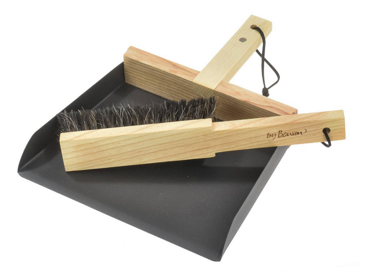 KEHRSCHAUFEL & HANDBESEN Premium Set - Schwarz, Metall (30.5/6/31.5cm) - by Benson