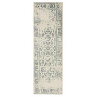 VINTAGE-LÄUFER Suki 80/240 cm - Creme/Mintgrün, Kunststoff (80/240cm) - benuta