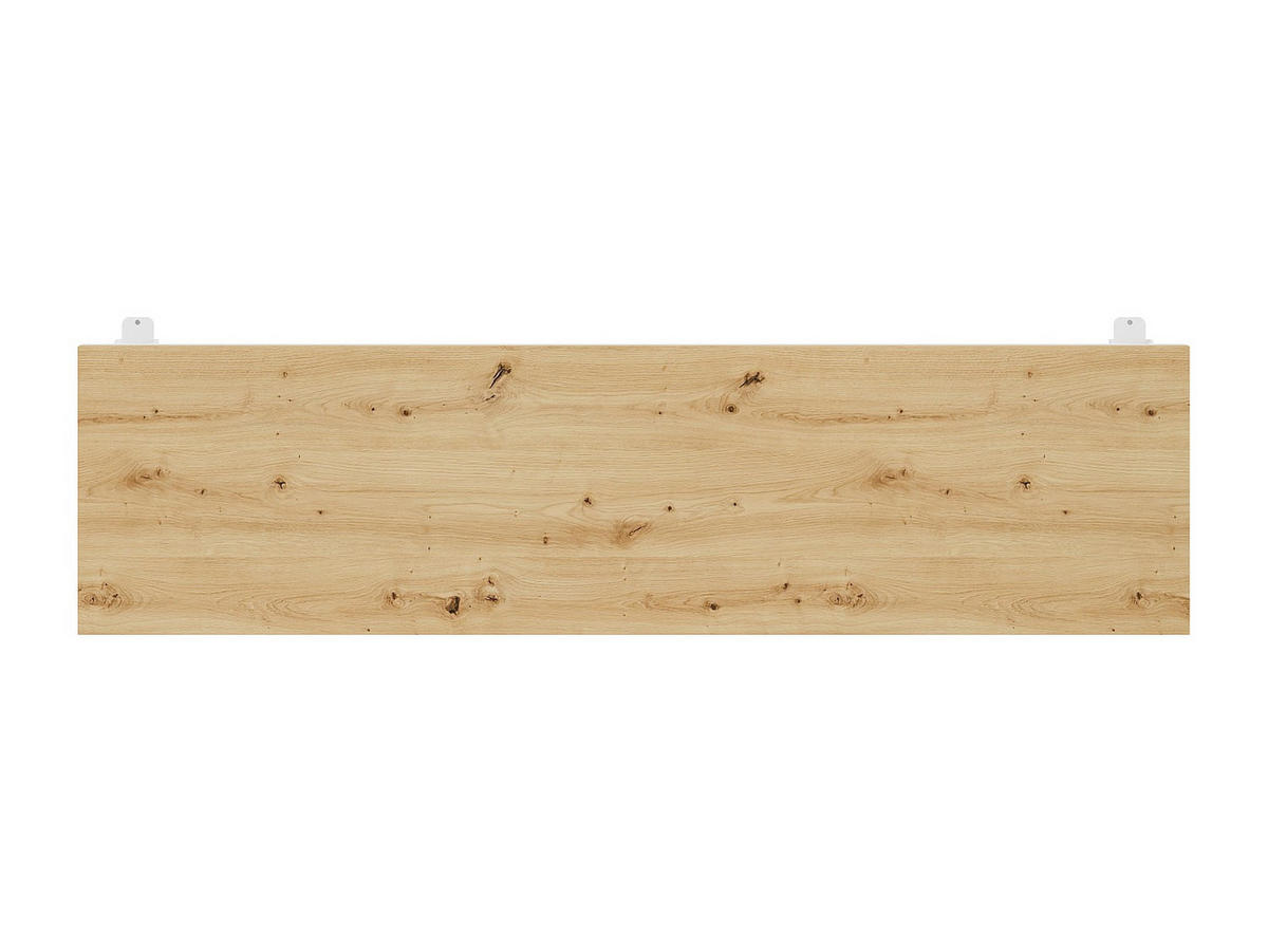 SCHREIBTISCH - 153.5 cm x 48 cm, 7.5 cm - metall - naturfarben hell, weiß Rapili - Weiß, Holz/Metall (48/153.5/45.1cm) - Vente-Unique
