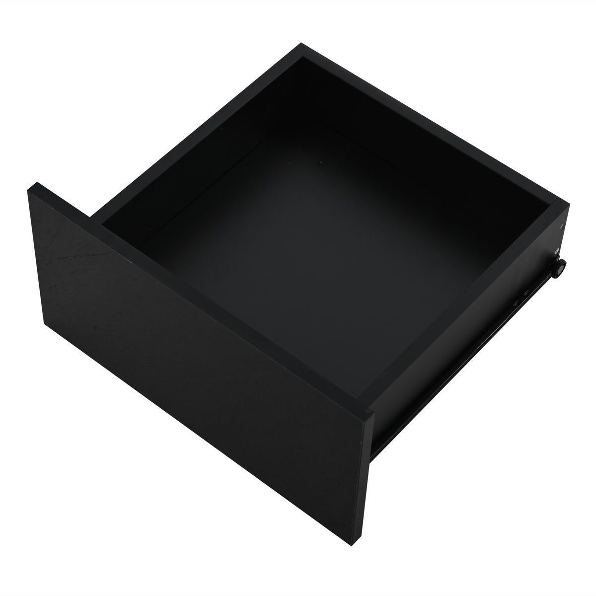 COUCHTISCH aus Spanplatte 100x45x43 cm in Schwarz mit LED & Höhenverstellung - Schwarz, Holzwerkstoff (100/45/43cm) - Modfu
