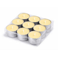 TEELICHT mit Duft - Zauberblume - 18er Pack - Dunkelgelb, Naturmaterialien (4/1.5/4cm) - HS Candle