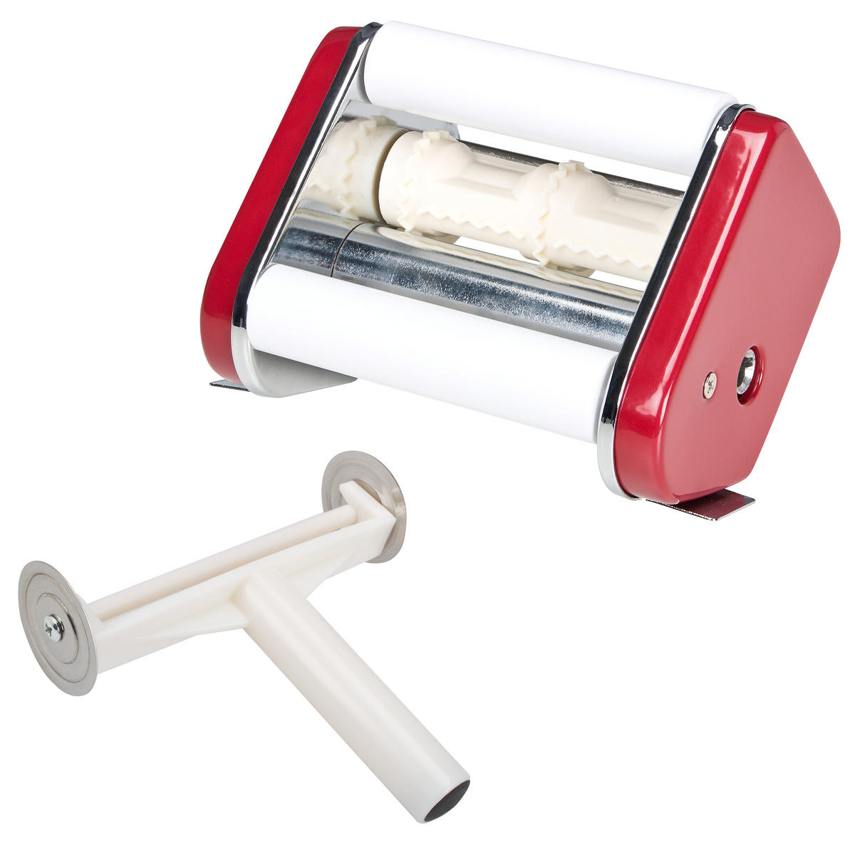 RAVIOLIAUFSATZ-SET, rot - Rot, Metall (16.5/11/14cm) - bremermann
