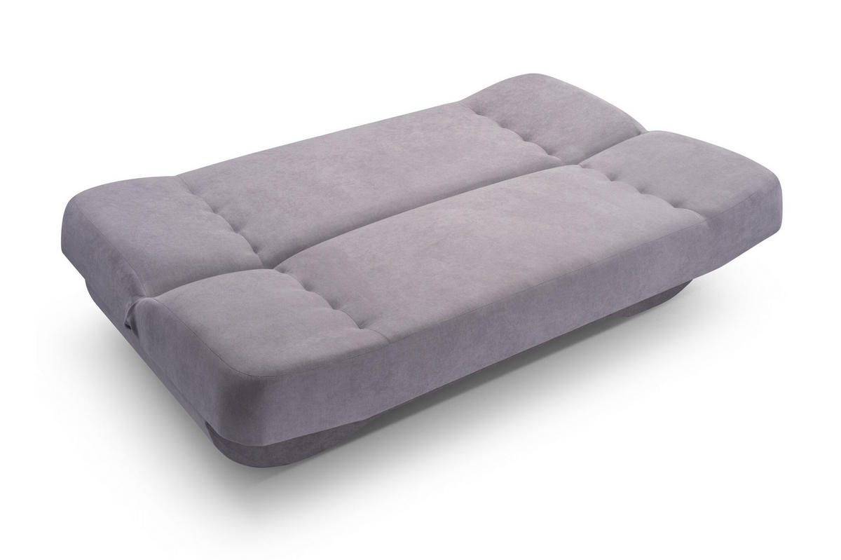 SCHLAFSOFA -PAFOS (Grau) - Grau, Holz (192/90/87cm) - Möblo