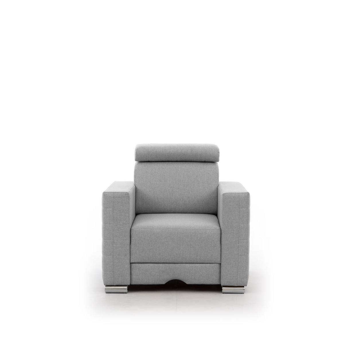 SESSEL Canton In Liverpool - Grau, Holzwerkstoff/Textil (94/92/93cm) - Fun Möbel