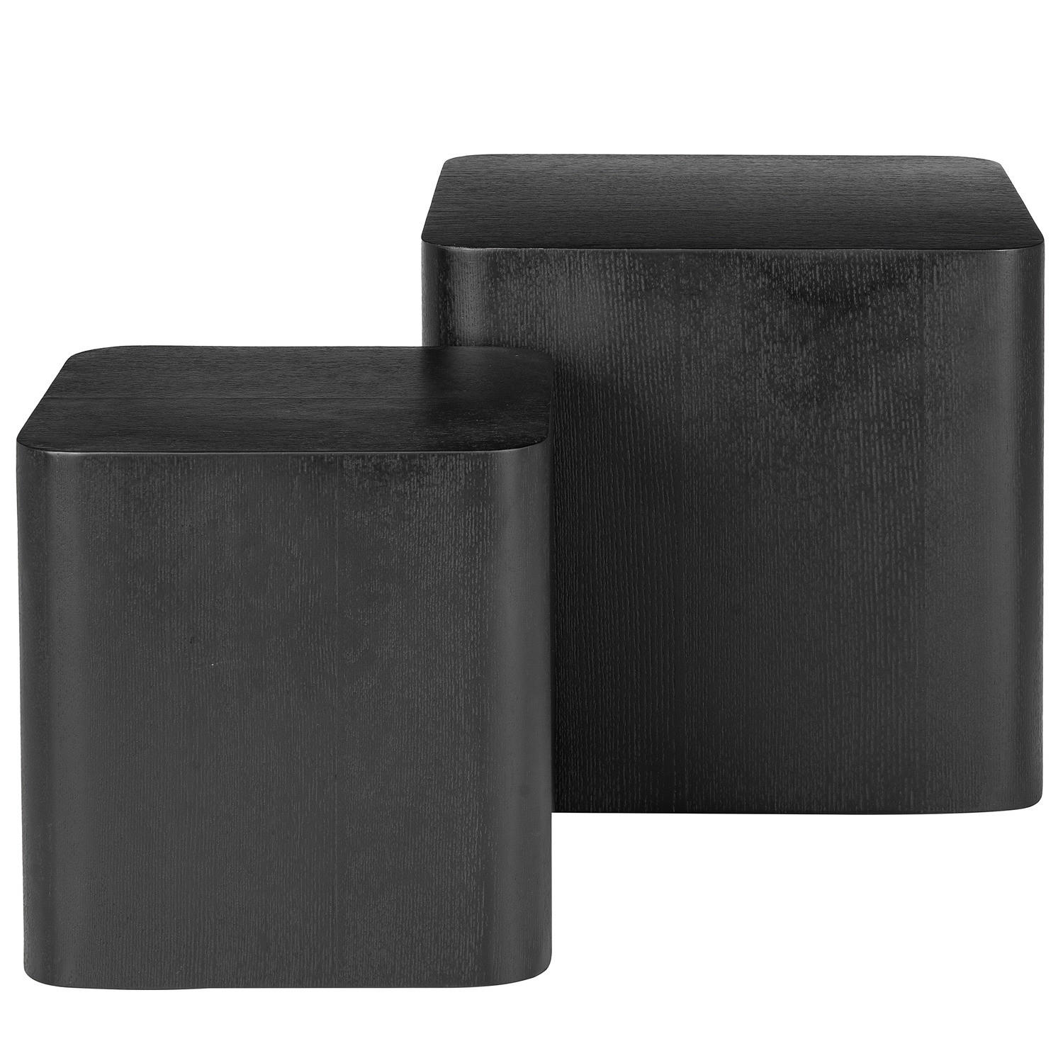 BEISTELLTISCH - 2er-Set - Esche - Eschefarben, Holzwerkstoff (40/40/38cm) - home24