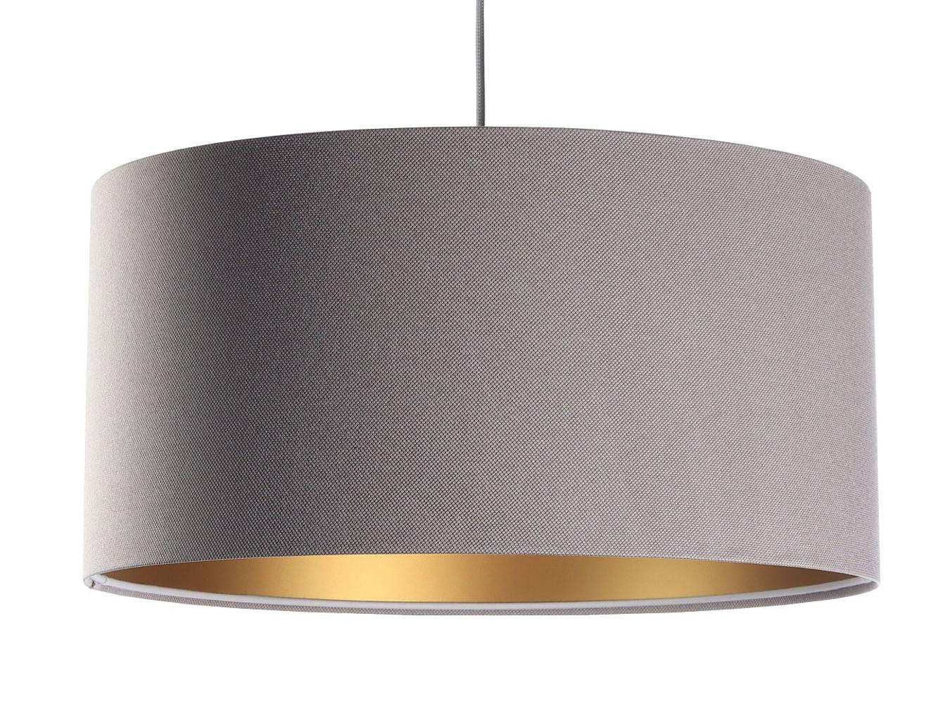 HÄNGELEUCHTE Grau 50/25 cm - Goldfarben/Grau, Kunststoff (50/0.8/25cm) - ONZENO
